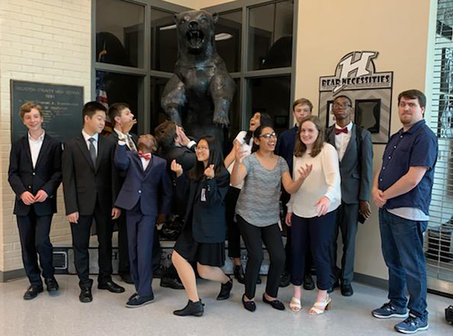 Speech and debate team working toward success