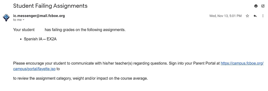 Every week, thousands of Starr’s Mill parents receive failing grade notices from their children’s teachers. While it makes sense to have the scores that negatively affect a child’s grade be sent out, sending out simple five-question assignments that barely influence a student’s grade should happen. This only causes unnecessary arguments between parents, their children, and their teachers. 