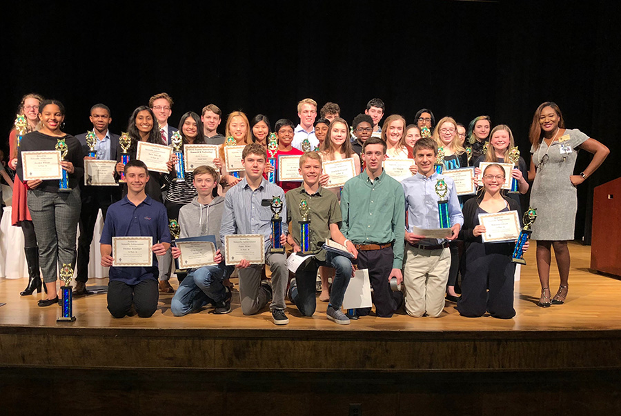 Starr’s Mill placed first for six projects and second for the other six projects that entered in the county-wide science fair competition. Each student was required to pick a topic, partake in extensive research, and present their findings in front of a panel of judges.