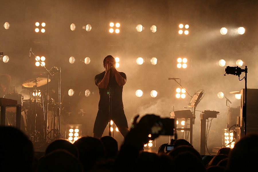 Nine Inch Nails frontman Trent Reznor performs during a concert in May 2009. Concerts are a way of bringing fans together. With the outbreak of COVID-19, however, all concerts and other large social gatherings have come to a halt. On March 27, Nine Inch Nails released two albums back to back titled “Ghosts V: Together” and “Ghosts VI: Locusts.” The ambient albums show the different ways society can react to the current global pandemic.
