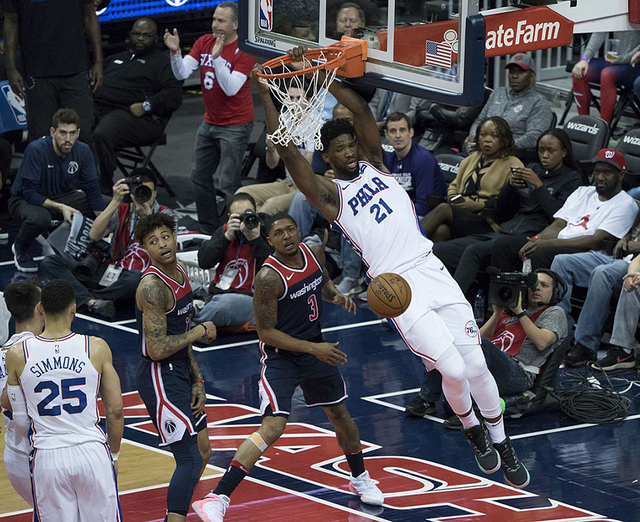 Philadelphia 76ers forward and center Joel Embiid finishes a dunk. General manager Sam Hinkie coined the phrase “Trust the process” when rebuilding the 76ers, with Embiid as one of the key components of the rebuild. I have had a wild journey from the beginning of the school year to now. Through my development as a journalist over the past year, my story is one of personal growth and trusting the process.