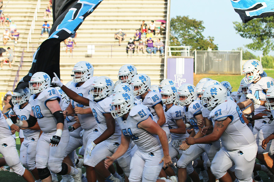 Panther football team runs out onto the field before the first game of the season. Every Tuesday, “Gameday Takeaways” will offer analysis of the most recent football game. This column will provide unique talking points driven by live observations and data, bringing full coverage all season long.