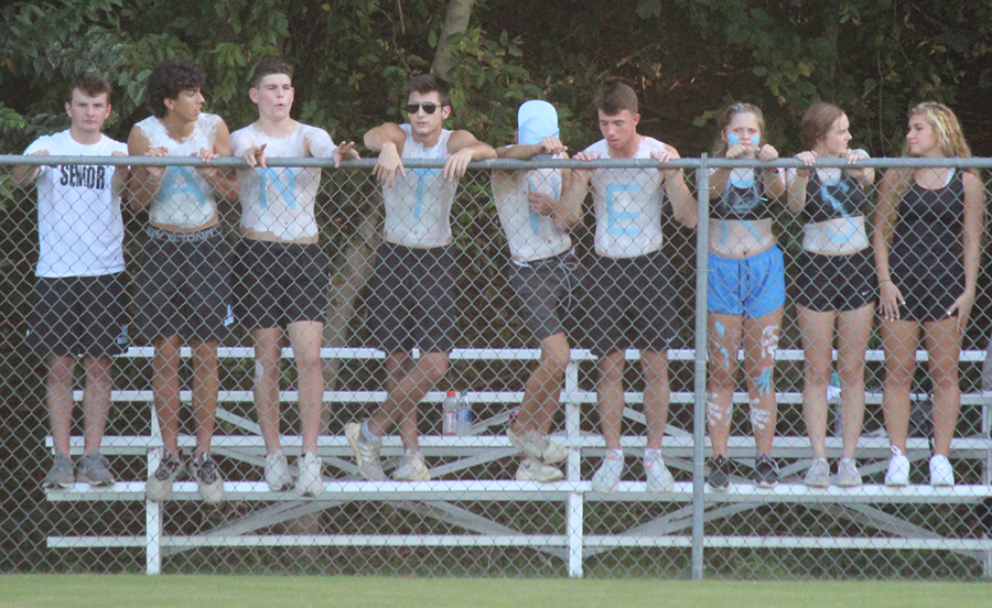 Starr’s Mill fans watch from the outfield as the Lady Panthers play Northside. Through the month of August into September, spectators have had to follow several rules and regulations implemented by the GHSA and the county. As football approaches, the school has laid out several rules to follow throughout the season to slow the spread of COVID-19. These regulations include less seating and adjustments to the student section.