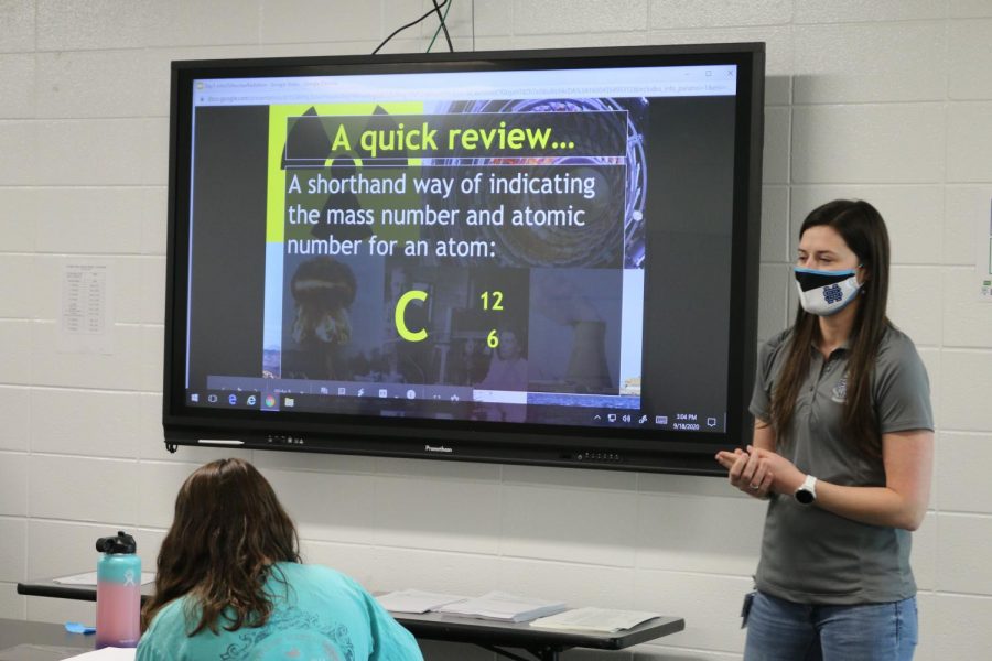 Chemistry and forensic science teacher Jessica Tatum encourages her students to observe the world around them and ask questions about it.