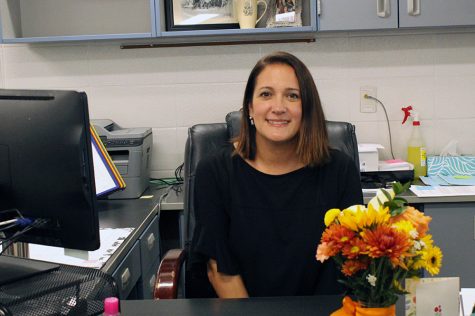 Heather Smith joins the secretarial staff to help the assistant principals. She replaces Judy Dillon who moved to the guidance department.