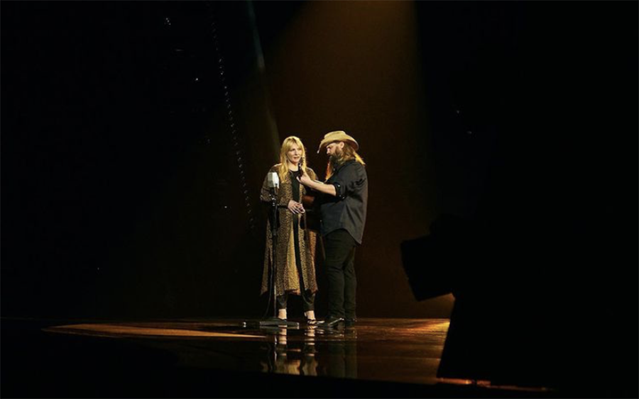 Chris Stapleton performs Starting Over at the 2020 Country Music Awards. The title track is featured on his latest album, the first he has released in three years. 