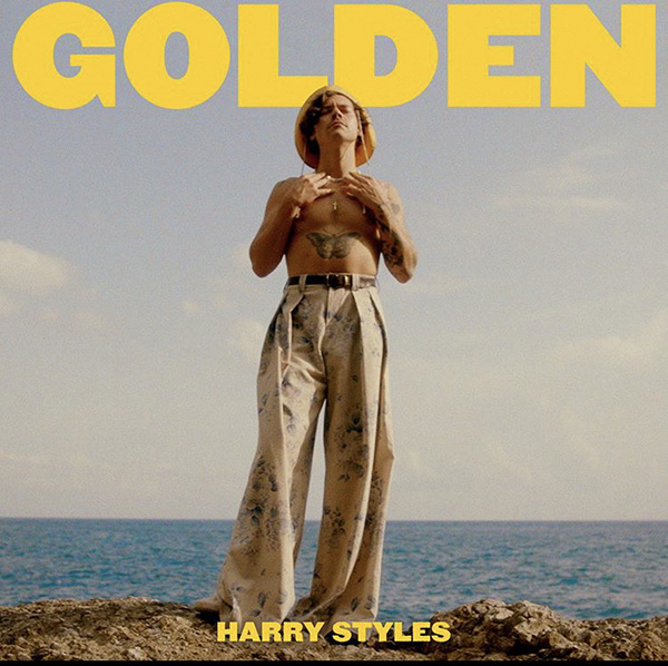 Promotional photo for the new “Golden” music video. The video garnered nearly 30 million views in the first week after its release.