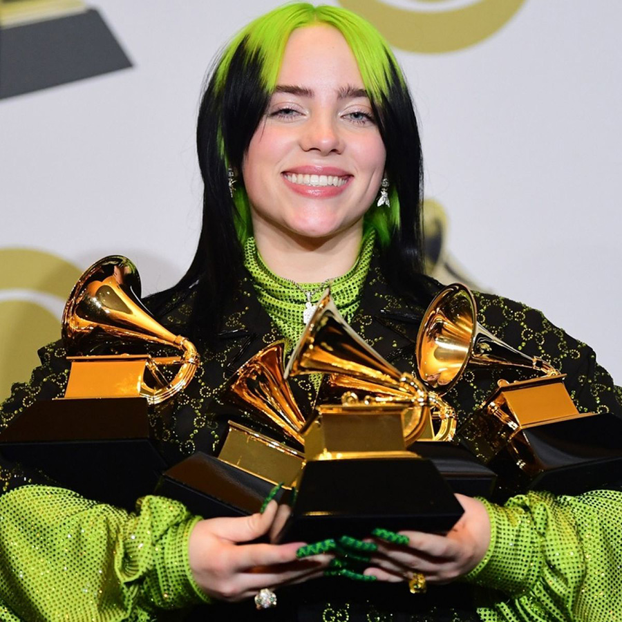 Billie+Eilish%2C+who+won+Artist+of+the+Year+at+the+2020+Grammys%2C+still+holds+the+record+for+the+youngest+solo+artist+in+history+to+win+such+a+distinguished+award.+Many+fans+were+angered+over+the+countless+artists+who+were+snubbed+in+the+2021+Grammy+nominees+list.