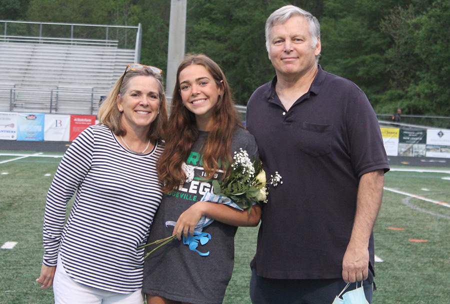 Kathleen Stephens walks with her parents and is attending Georgia College.  “In 2020 we went to the Atlanta relays and we placed 2nd in the four by twos which was really cool, because that is a huge meet,” Stephens said. “The next day the team got to watch the marathon trials for the Olympics.” 