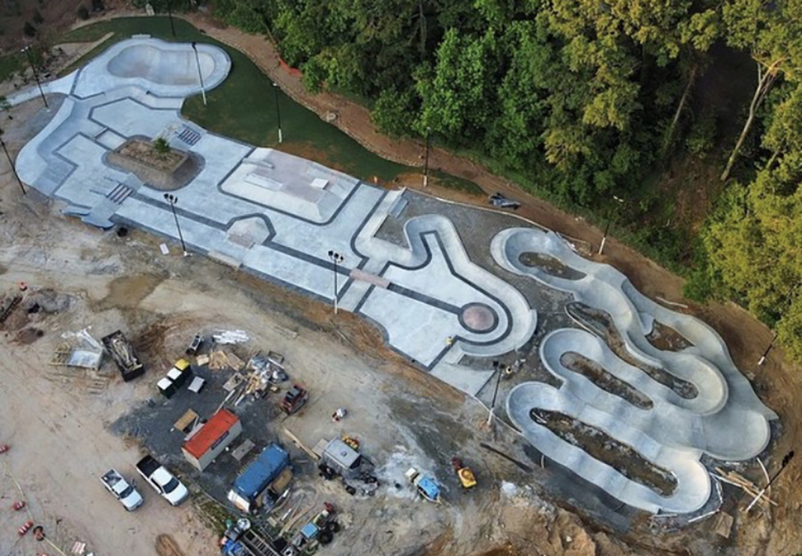 Brand new C. Jay. Smith Memorial Skatepark as its finishing touches were being built. The skatepark has been fully finished and was celebrated with a ribbon-cutting ceremony last Friday. The city of Newnan will host a grand opening ceremony on August 21 from 1 to 5 p.m., featuring demonstrations, food trucks, live music, and more.