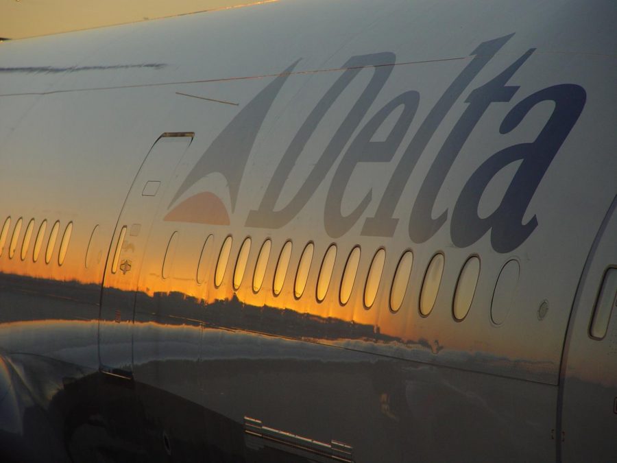 Delta Airlines parked at Hartsfield-Jackson Airport in Atlanta. Capital Joe MacGillivary, along with other local Delta pilots, have flown into Afghanistan to help bring refugees into America. 