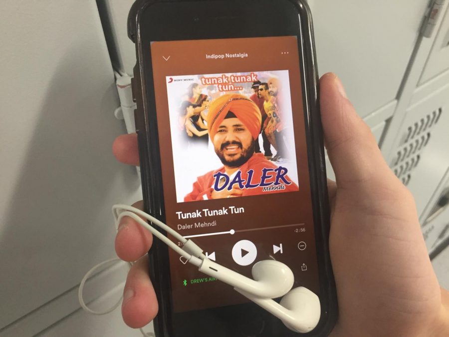 Junior Daniel Wiberg is listening to “Tunak Tunak Tun” by Daler Mehndi. This was Mehndi’s fifth song, and has since become an international sensation. 