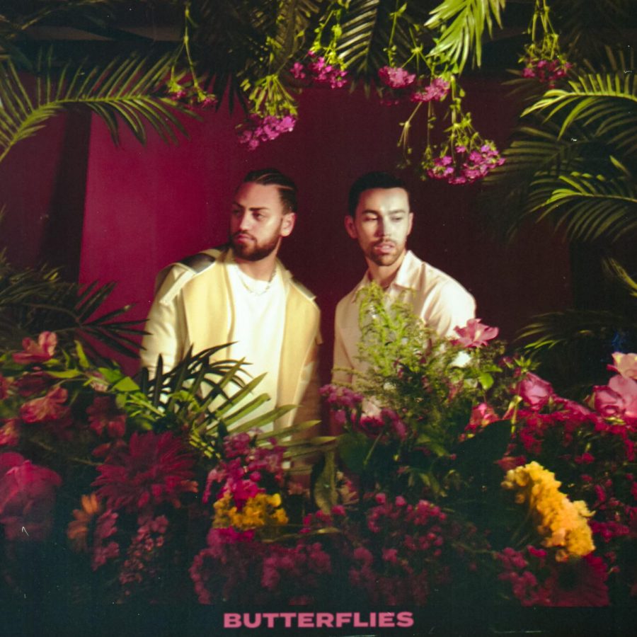 Cover art for American singer-songwriter MAX’s new single, “Butterflies.” The song features Iraqi-Canadian singer Ali Gaite and was created out of Max Schneider’s decision to renew his vows with his wife. With a soulful and emotional feel, the song expresses what it's like to fall in love over and over again from Schneider’s point of view.