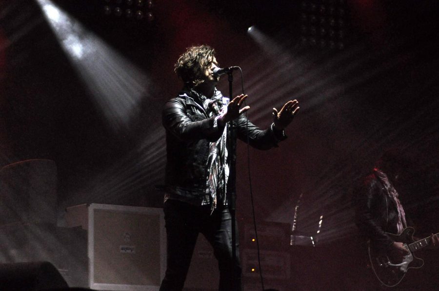 Frontman Jay Buchanan sings on stage during concert. The one thing that sets Rival Sons apart from the rest of the influx of rock bands popping up is the uniqueness of their albums. Each album holds its own storyline and basket of characteristics.