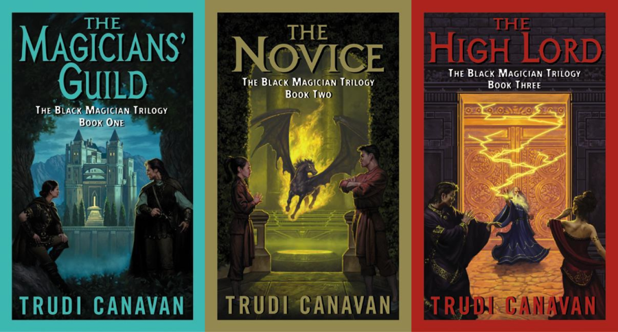 Science teacher Julia Britt enjoys reading the Black Magician Trilogy, written by Trudi Canavan. The trilogy includes “The Magicians’ Guild,” “The Novice,” and “The High Lord.”
