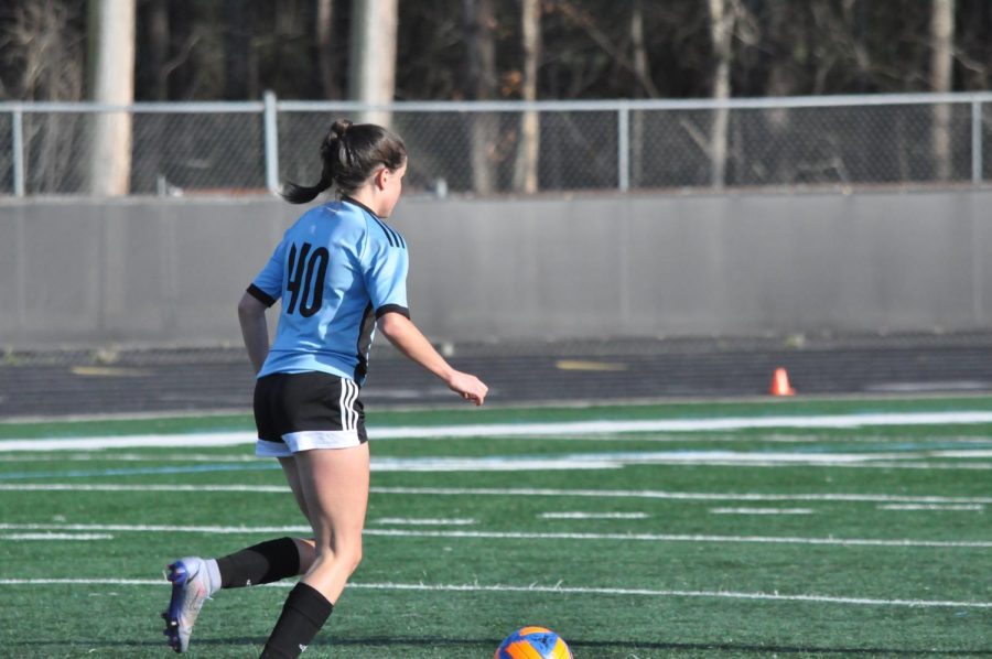 Eighth grader Kendra Ivaska led the game with two goals. Her contributions to the match fired up the team and brought Starr’s Mill to a victory.