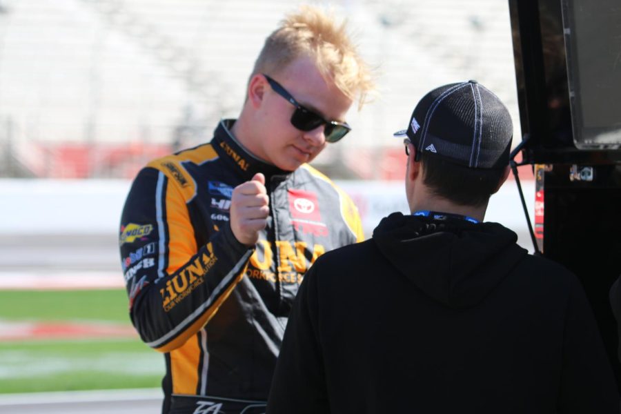 Tyler Ankrum was fastest in the only Camping World Truck Series practice session with a speed of 181.61 mph and lap time of 30.527 second. Driving the LiUNA! Toyota for Hattori Racing Enterprises, Ankrum will start tenth in the Fr8 208 later this afternoon. 