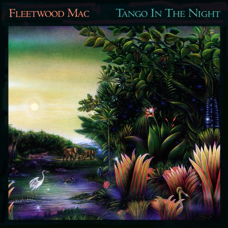 Album cover for “Tango in the Night” by Fleetwood Mac, which features “Little Lies.” Lead vocalist Christine McVie’s resounding vocals paired with the sparkly feel of the song heightens feelings of bliss in any person who listens to “Little Lies.”