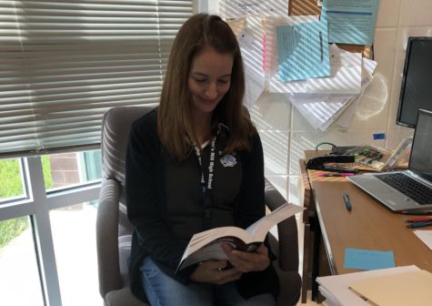 History teacher Susan King recently read the book “The Book Woman of Troublesome Creek” by Kim Michele Richardson. The story follows the journey of the blue people of Kentucky and their role during the New Deal era.
