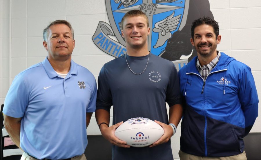 Junior Ethan Bramblett has been selected as the 10th Farmers Insurance Player of the Week for the fall sports season. Bramblett was chosen by head coach Chad Phillips for his inspirational influence to the team.