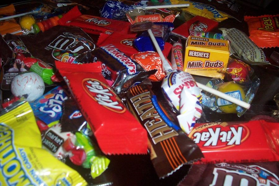 Pile of Halloween candy. The fentanyl crisis has been exacerbated by drug makers changing the appearance of the lethal drug to look like candy in order to appeal to younger generations. 