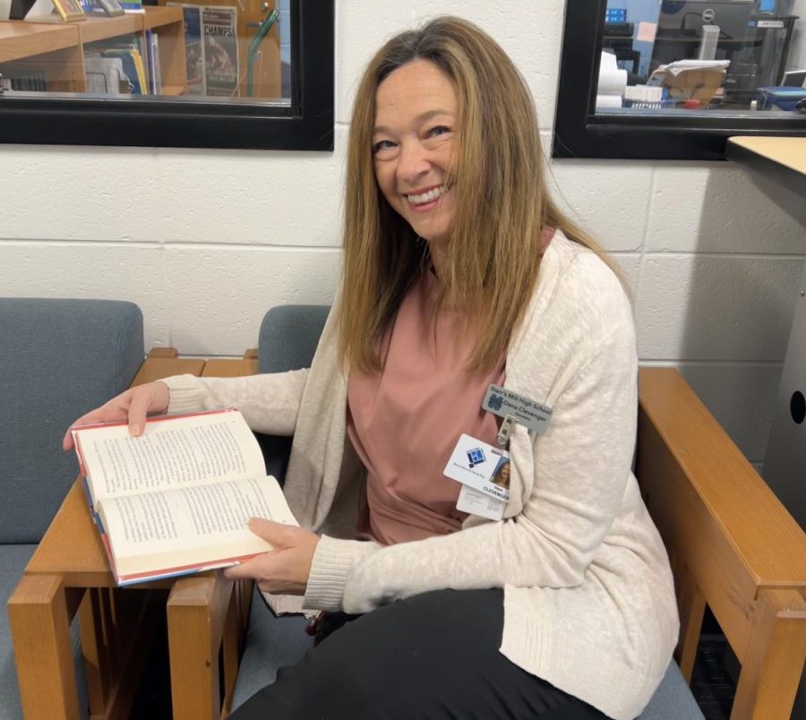 Front office secretary Dana Clevenger recently read “The Girl Who Lived” by Christopher Greyson. This novel is a thrilling murder mystery about a girl who is the only person that survived a cabin murder. She is put in a psychiatric hospital, suffering from severe post-traumatic stress disorder. 