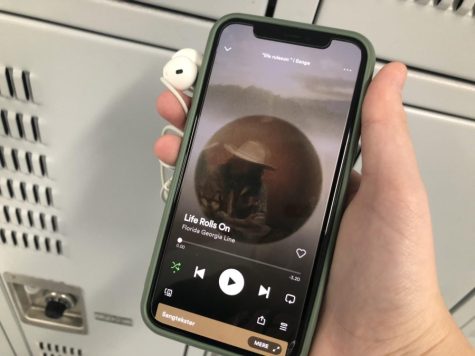 Sophomore Gabbie Moore is listening to “Life Rolls On” by Florida Georgia Line. The song is about someone meeting a significant person then moving far away from them.
