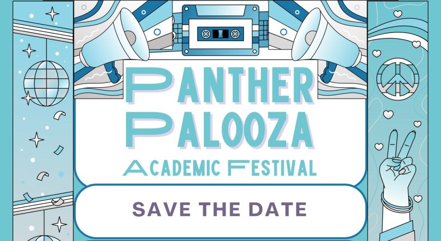 Panther Palooza flier. Panther Palooza will be held on February 2 at 6 p.m. in place of Special Program Night and freshmen orientation.