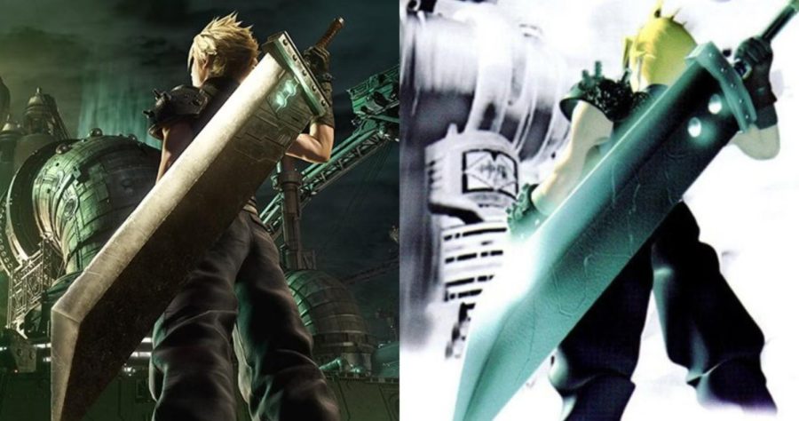 The cover arts for “Final Fantasy 7” and “Final Fantasy 7 Remake.” Video game remakes offer a new version of an old game to returning players and give new players a more accessible way to play.