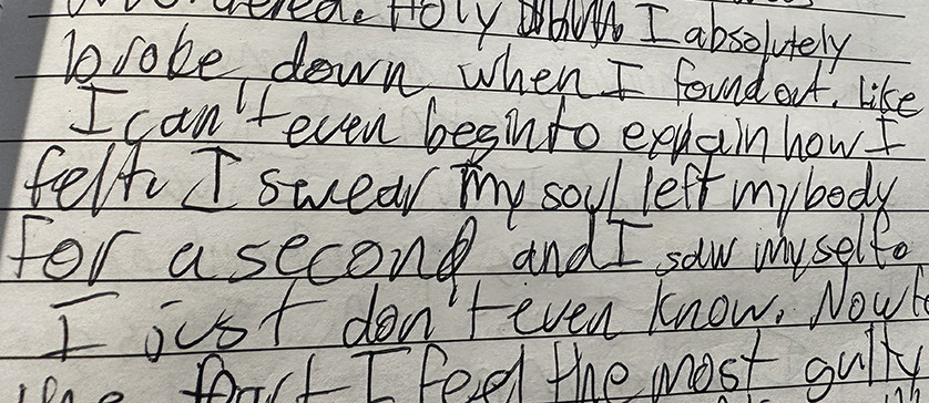 People+who+have+dealt+with+the+loss+of+friends+and+family+members+often+have+nowhere+to+express+their+feelings+but+pieces+of+paper.+There+are+people+who+you+can+turn+to%2C+however%2C+such+as+the+Teen+Counseling+Hotline+at+%28800%29+852-8336.