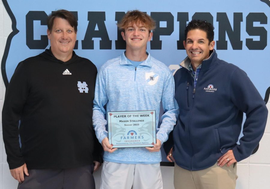 Junior Mason Stallings has been selected as the seventh Player of the Week for the spring sports season. Coach Buck selected Stallings because of his leadership on the team. 