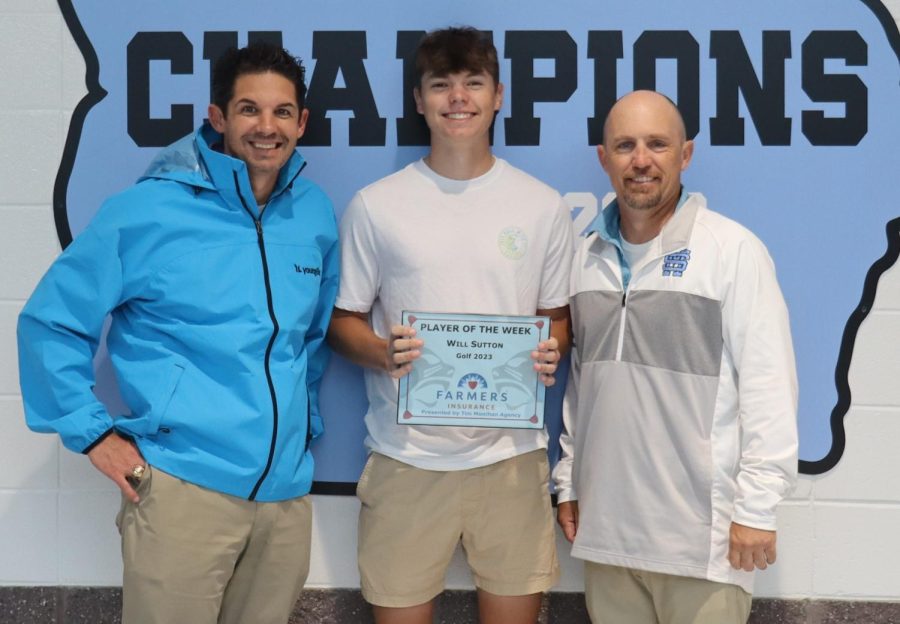 Senior Will Sutton has been selected as the 11th Player of the Week for the spring sports season. Coach Waller selected Sutton due to his consistency and determination to work hard and improve.