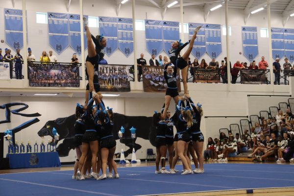 Starr’s Mill hosted its annual cheer invitational on September 16. Varsity cheer started the competition season with a great performance.
