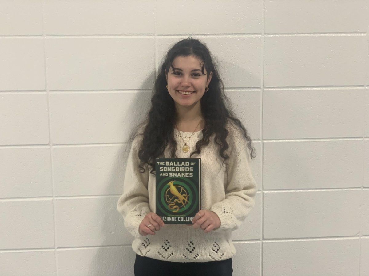 Senior Emily Steele recently finished “The Ballads of Songbird and Snakes by Suzanne Collins. The book is a prequel to the Hunger Games trilogy and explores the loss of innocence of a young adult.