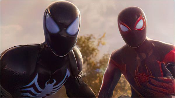 Peter and Miles on the lookout for hunters. “Spider-Man 2” elevates both Spider-Men into being greater together.