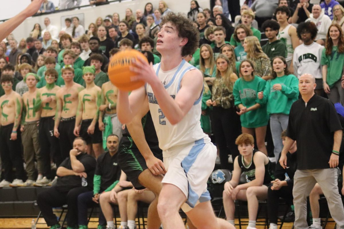 Junior Scott Stevens makes a move toward the basket. In their game against McIntosh, Starr’s Mill had a few missteps that led to them losing 68-61.