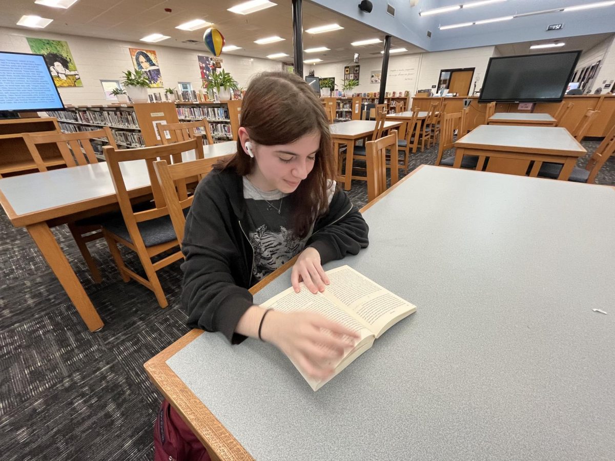 Junior Kendra Anderson recently read “A Tale for the Time Being” by Ruth Ozeki. The book takes on a more serious, philosophical tone as it illustrates different perspectives of mental illness and the struggles one faces in relationships and in life. 