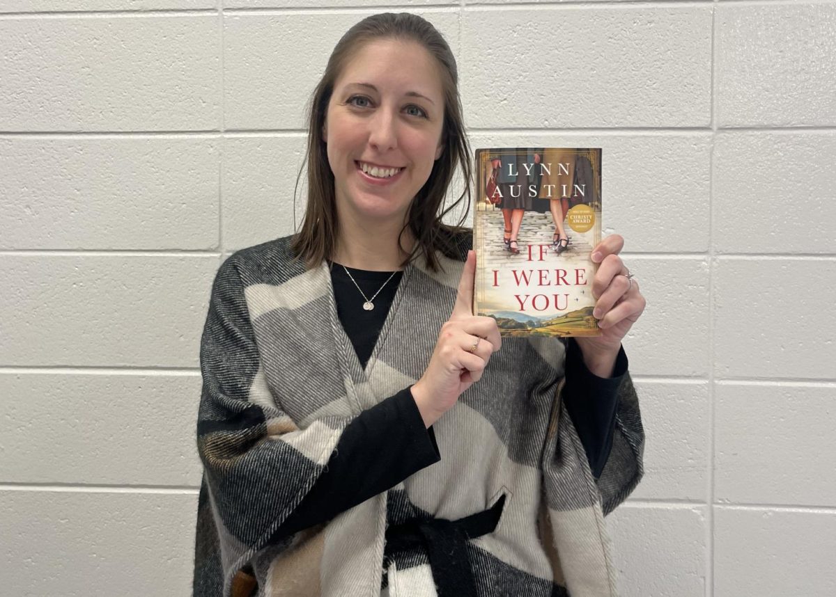 Science teacher Samantha Krage read “If I Were You” written by Lynn Austin. The novel highlights two friends, Audrey and Eve, during and after World War II. Audrey figures out an astonishing truth about Eve’s intentions and their friendship.