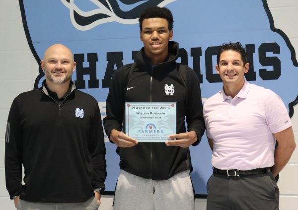 Junior William Robinson has been selected as the seventh Player of the Week for winter sports. Coach Josh Reeves chose Robinson because of how much work he contributes in the game and during practice. 