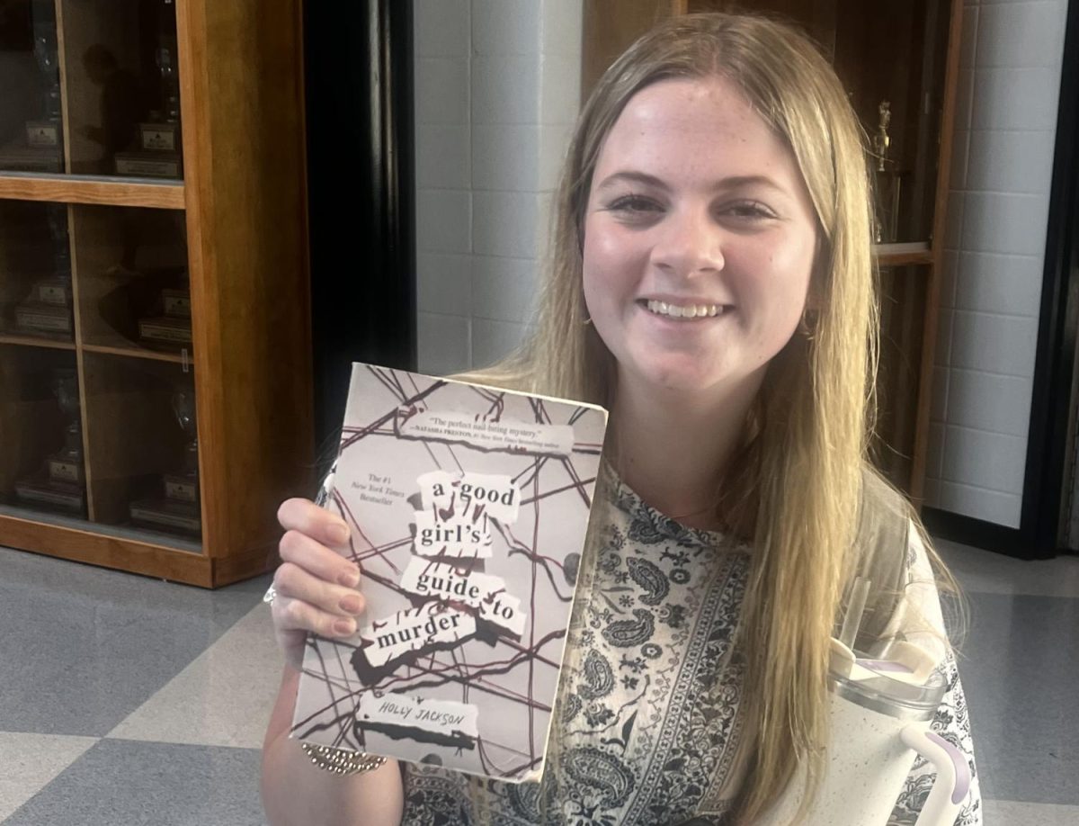 Junior Kaitlyn Horton recently read “A Good Girls Guide to Murder by Holly Jackson. If you enjoy books that involve mystery and suspense then this is just the right book for you. The book also teaches that being honest is an important trait in life.