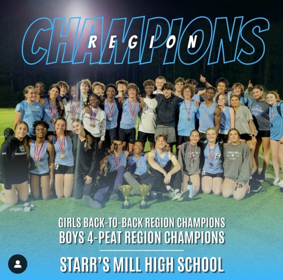 Both the boys and girls won the region. They will compete at state on May 4 at North Oconee.