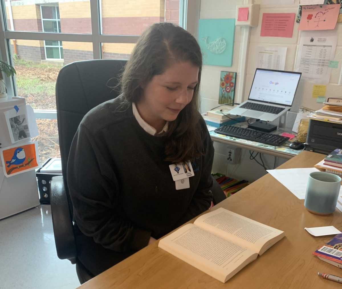 English teacher Katie Tucker is currently reading “Braiding Sweetgrass” by Robin Wall Kimmerer. The book weaves together reflections on natural sciences and indigenous beliefs to examine how modern society seems to have lost its connection with the natural world.