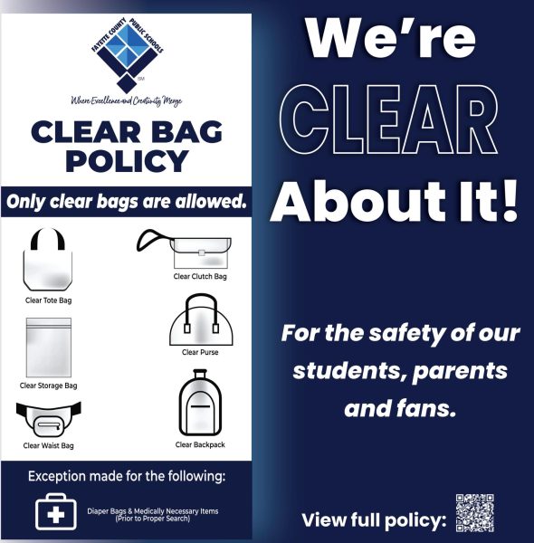 Fayette County Public Schools announced that they will only permit entirely see-through bags at all sporting events. 