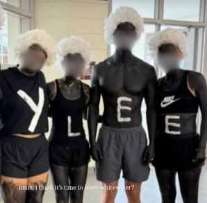 On September 16, four spectators wore blackface to a Whitewater High School volleyball game. While the school and the district have apologized, the occurrence demonstrates that our local community still has room for improvement when it comes to long-standing racial stereotypes and racism. (Photo via Instagram)
