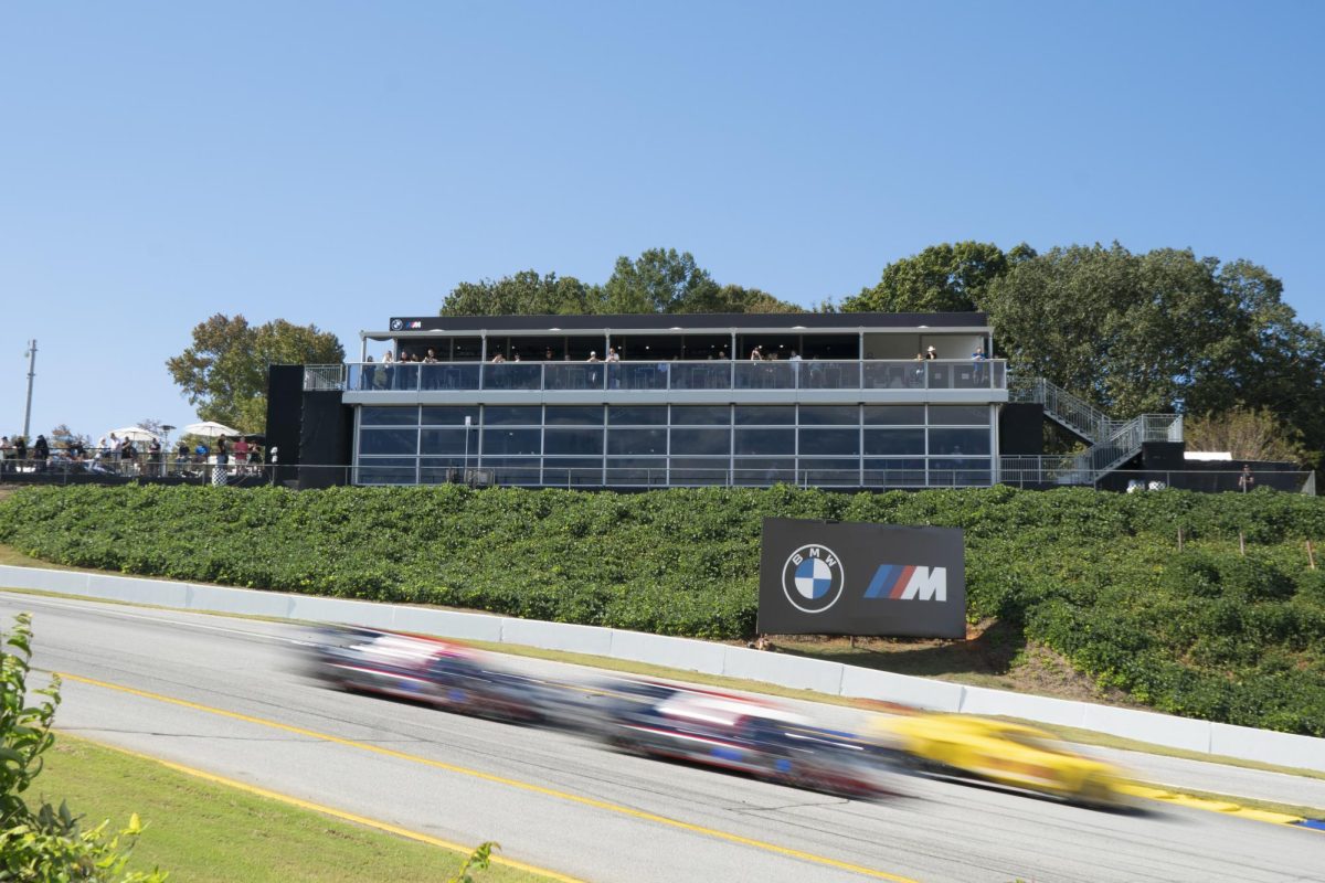 For the VIP Members they can experience the same thrill of watching Turn 11 while being in a BMW M building. I intentionally made it so the cars are blurred to portray the vast amount of speed these cars travel.