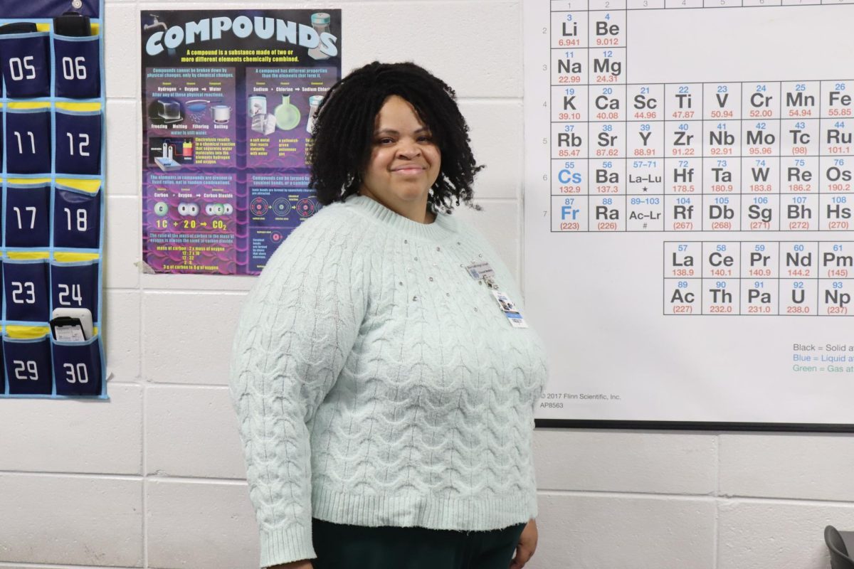 Starr’s Mill welcomes Chantel Watkins to the Panther family. Watkins was previously a substitute teacher and now teaches biology and chemistry.