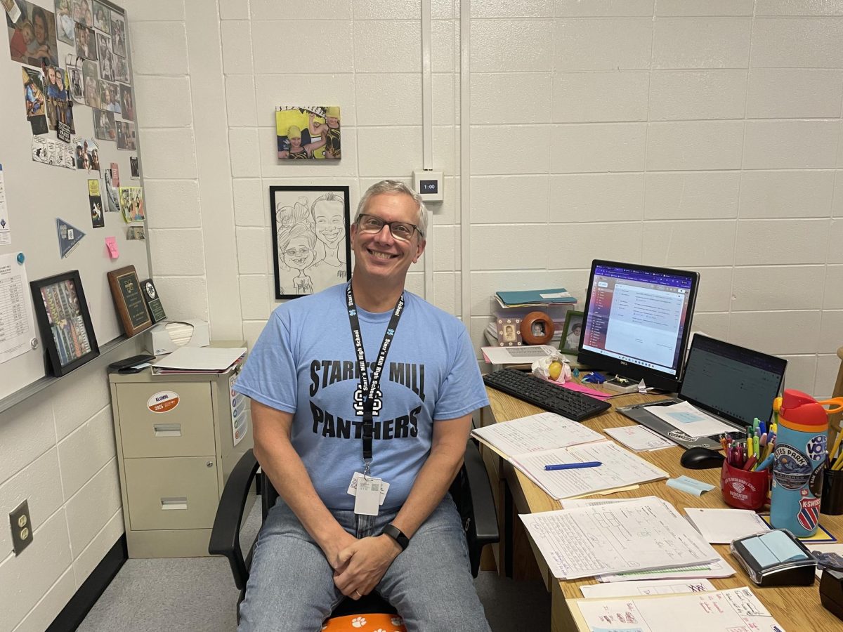Starr’s Mill welcomes math teacher Arthur Walton to the Panther family. Walton teaches geometry and AP statistics this year.
