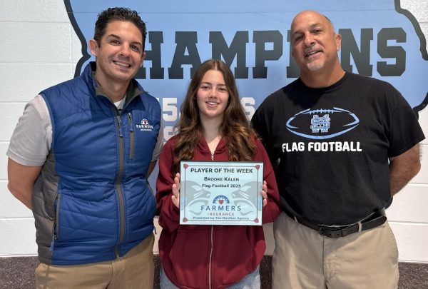Brooke Kalen has been named the 15th Player of the Week for the fall sports season. Head coach Mark Williamson chose her for her defensive spirit and her hard work.