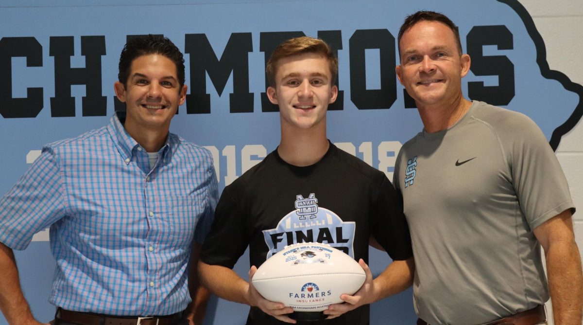 Junior running back Jack Murphy is the 12th Player of the Week for the fall sports season. Football head coach David Cooper selected Jack  Murphy because of his rushing performance against Central last week and his ability to be a hero when needed.