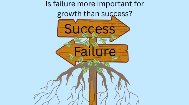 As the new year begins, many strive for self-improvement and growth. Some are debating which is better for growth, success or failure?